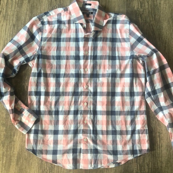 Express Other - Men’s Express Dress Shirt! Size L! Worn Twice!